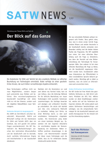 SATW News 2/07 - Universität Basel