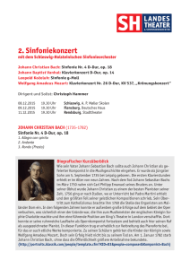 2. Sinfoniekonzert - Landestheater Schleswig