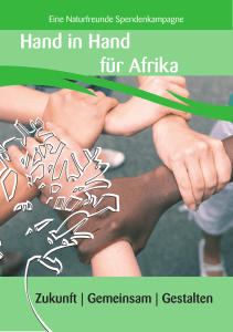 Hand in Hand für Afrika - Naturfreunde Internationale
