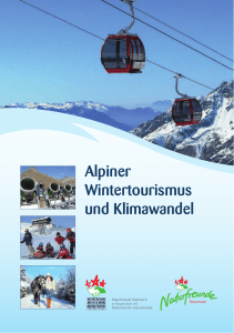 Alpiner Wintertourismus und Klimawandel