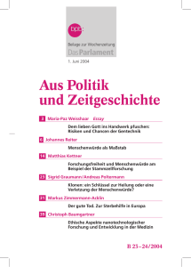 Aus Politik und Zeitgeschichte - Bundeszentrale für politische Bildung