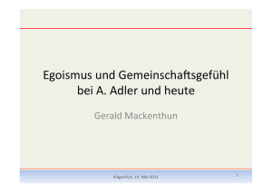 Altruismus, Egoismus und Gemeinschaftsge[...]