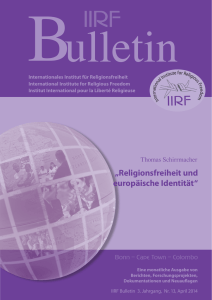 Religionsfreiheit und europäische Identität