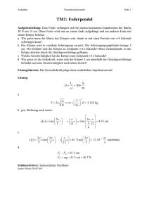 TM1: Federpendel