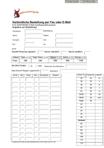 Pdf-Bestellformular für Fax oder Mail