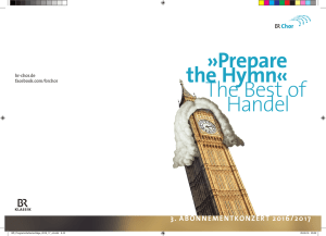 Prepare the Hymn« The Best of Handel