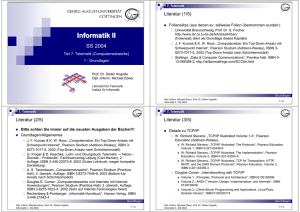 Telematik - Institute of Computer Science, Göttingen