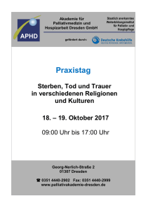 Informationen - Palliativakademie Dresden