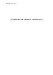 Influenza- Pandemie- Information