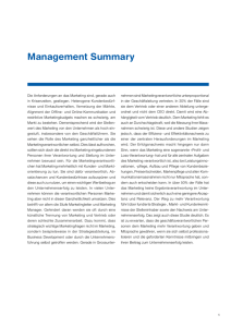 Management Summary