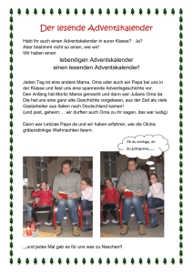 Der lesende Adventskalender