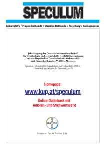 Jahrestagung der Österreichischen Gesellschaft für Gynäkologie