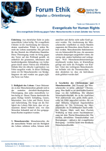 8-Eine evangelikale Erklärung gegen Folter Evangelicals for Human