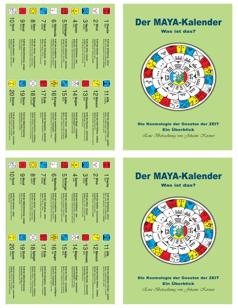 Der MAYA-Kalender