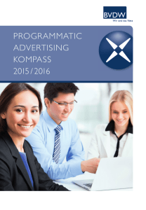 Programmatic Advertising Kompass 2015/2016