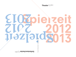 GP Theater 2012/13 - Theater St. Gallen