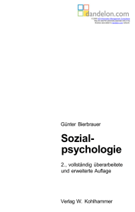 Sozial- psychologie