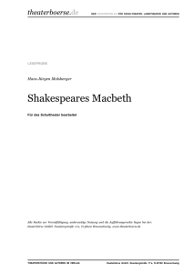 MacBeth - Theaterbörse
