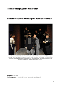 Materialmappe. Prinz Friedrich von Homburg