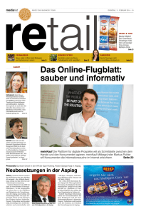 Das Online-Flugblatt: sauber und informativ - Digital Paper