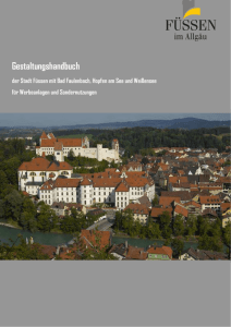Gestaltungshandbuch der Stadt Füssen - BdS