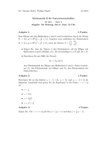 Dr. Susanne Knies, Philipp Nägele 2.6.2015 Mathematik II für