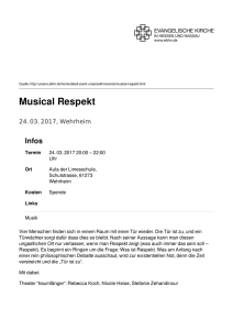 Musical Respekt: EKHN Evangelische Kirche in Hessen und Nassau