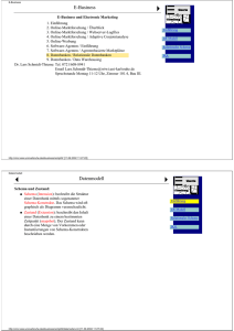 E-Business Datenmodell - Informatik