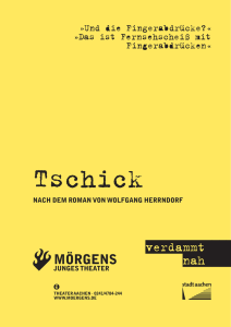 TSCHICK - Theater Aachen