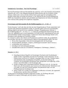 Schulinterner Lehrplan Psychologie/Pädagogik - Sauerland