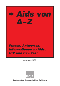 Aids von A - Z - jugendpflege