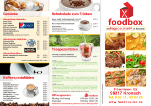 96317 Kronach - Foodbox :: Kronach