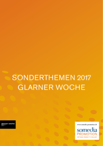 Glarner Woche - Somedia Promotion