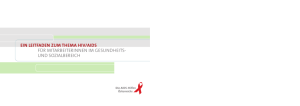 Leitfaden HIV - Die Aidshilfen Österreichs
