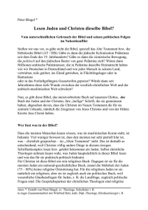 Lesen Juden u. Chr., April 2010