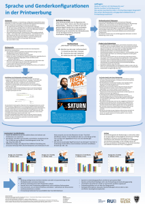 Sprache und Gender in der Printwerbung - Ruhr