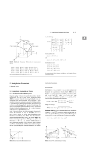 5 Analytische Geometrie