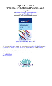 Sachverzeichnis - Unimedica Verlag