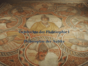 Zeidler: Geschichte der Philosophie I
