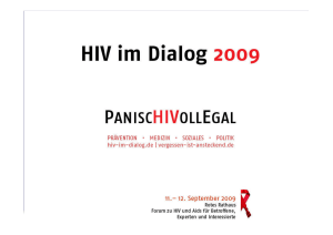 HIV-Grundlagen Was ist VL, T4, Ratio...?