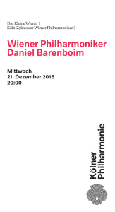 Wiener Philharmoniker Daniel Barenboim