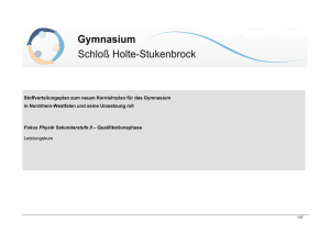 Schulinternes Curriculum Q