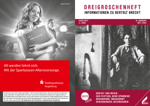 Brecht Shop - Dreigroschenheft