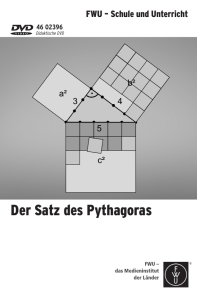 Der Satz des Pythagoras