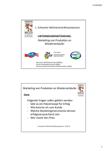 Referate Unternehmensführung/Marketing