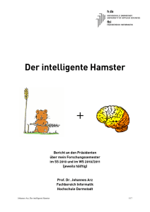 Der intelligente Hamster - h_da Fachbereich Informatik