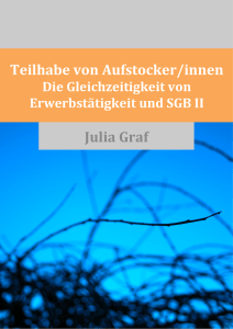 3. Teilhabe im Fokus - Teilhabe von Aufstocker / innen. Julia Graf