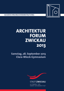 architekturforum zwickau 2013