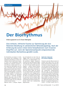 Der Biorhythmus - BioLuna Software für Biorhythmus und