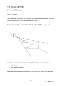 TRIGONOMETRIE